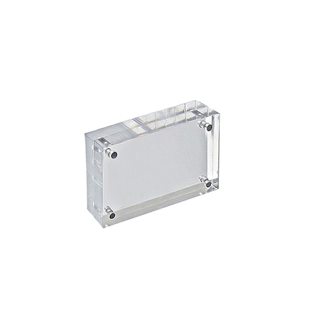 Azar Displays 4.5" x 3" Vertical/Horizontal Acrylic Block Frame 104438